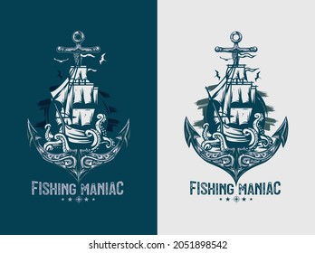 Fishing t shirts design, Vector graphic, typographic poster or t-shirt.