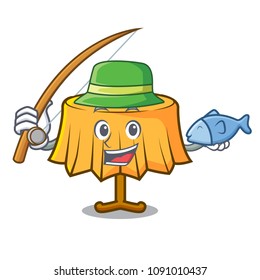 Fishing table cloth mascot cartoon