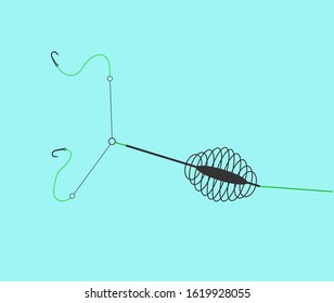 Fishing. Tackle for fishing. Fishing at the bottom.