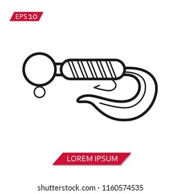 fishing tackle vector icon symbol