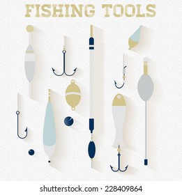 Fishing tools - hooks,floats and lure