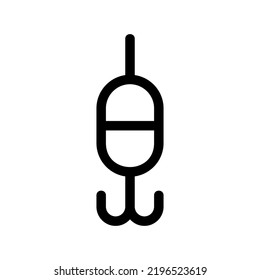 fishing tools icon or logo isolated sign symbol vector illustration - high quality black style vector icons
