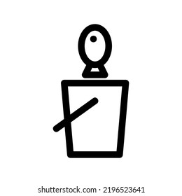 fishing tools icon or logo isolated sign symbol vector illustration - high quality black style vector icons
