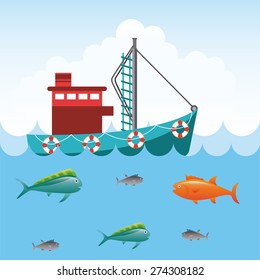 fishing tournament design, vector illustration eps10 graphic 