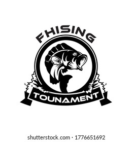 Fishing Tournament Logo Premium Vector Stock Vector (Royalty Free ...