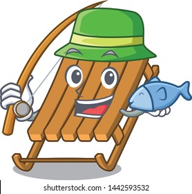 Fishing toy ice sled in cartoon shape