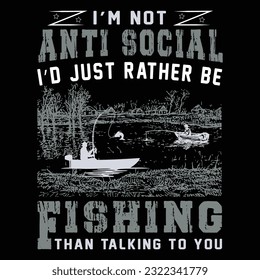 fishing tshart art vector design