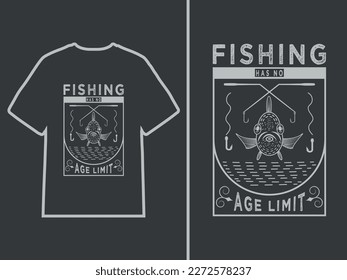 It is a fishing t-shirt design.