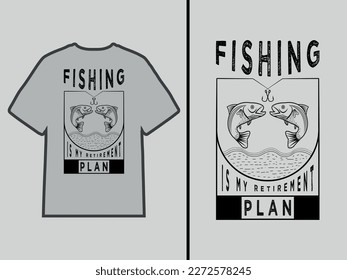 It is a fishing t-shirt design.