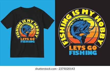 Fishing T-shirt design ,fishing background