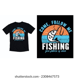 Fishing t-shirt design Colorful fishing vintage emblem with inscription perch.