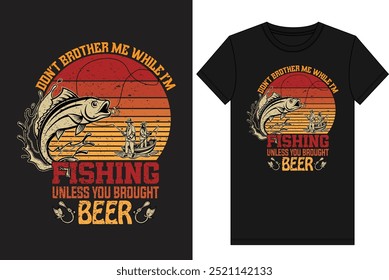 Pesca T-Shirt Design Custom Angler Gráficos e vestuário exterior