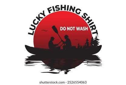 Fishing T-shirt Design. Father and son fishing partners for life. Vector graphic, typographic t-shirt vector illustration, Poster, Trendy T-shirt, and poster.