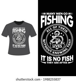 Fishing T-shirt Design For Fish lover