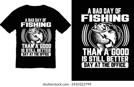 Fishing T-Shirt Design, Fish, Rod, Fishing Hok, Fish Design