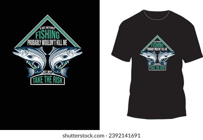 Fishing t-shirt design, fishing make me happy t-shirt design vintage T-shirt