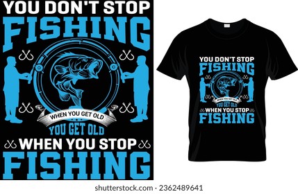 Fishing T-shirt Design. Fishing man shirt. 