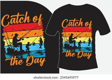 Fishing T-shirt design Print on demand