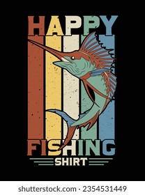 Fishing T-shirt Design, Fishing tee