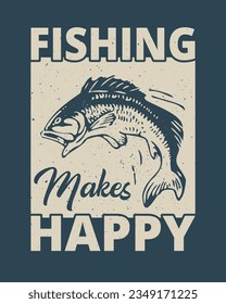 Fishing T-shirt Design, Fishing tee, Fishing sticker and Fishing labels