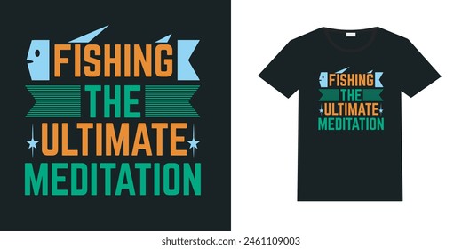 Fishing  t-shirt design template, Fishing Lover, Typography Design, T-shirt Tee Graphic