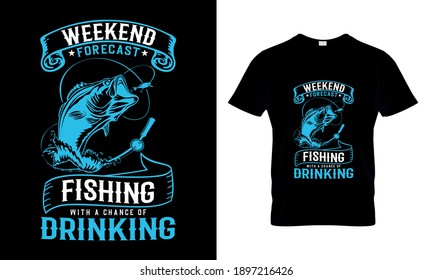 Fishing T-shirt Design and template vector