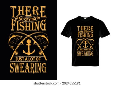 Plantilla de diseño de camisetas de pesca diseño de vectores de pesca
