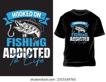 Fishing T-shirt Design Template Vector And Fishing T-Shirt Design, Fish vector illustration,  Fishing vector, t-shirt design, t shirts design,Vector graphic, typography.