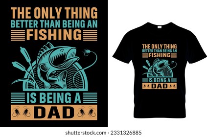 Fishing T-shirt Design and template vector