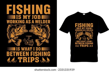 Fishing T-shirt Design and template vector