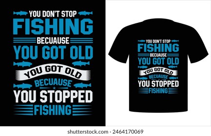 Fishing T-shirt Design Template Vector And Fishing T-Shirt Design, Fish vector illustration with black background,  Fishing T shirt design, Unique And Colorful Fishing T shirt design, vector, template