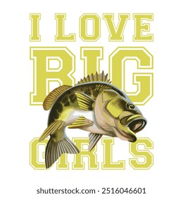 Fishing T-shirt Design Template Vector