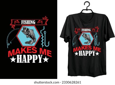Fishing T-shirt Design. Typography, Custom, Vector t-shirt design. World fishing tournament t-shirt design.
