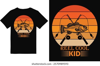 fishing t-shirt design, fishing vector design.