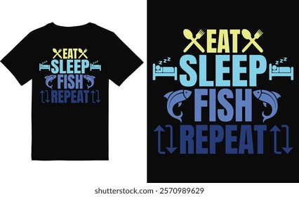 fishing t-shirt design, fishing vector design.