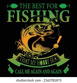 Fishing t-shirt design vector EPS file