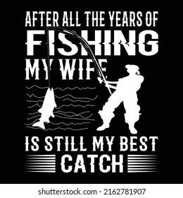 Fishing t-shirt design vector EPS file