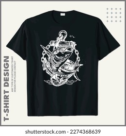 Fishing T-shirt Design. Fishing vector T-shirt. eps fishing shirt design.
