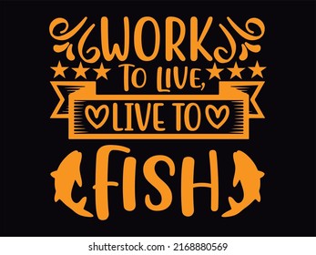 Fishing  t-shirt design vector file