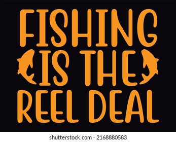 Fishing  t-shirt design vector file