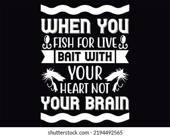 Fishing t-shirt design vector file