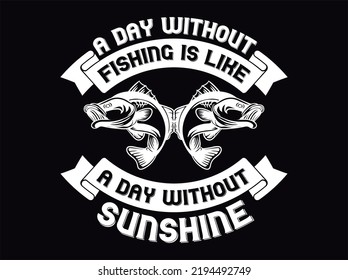 Fishing t-shirt design vector file