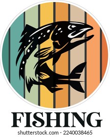 Fishing T-shirt design vector File