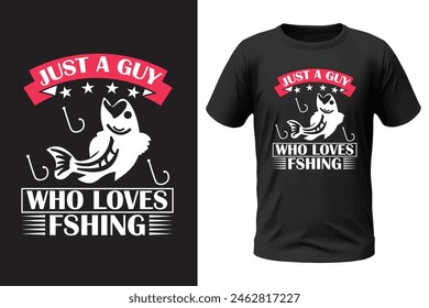 Fishing t-shirt design and vector file