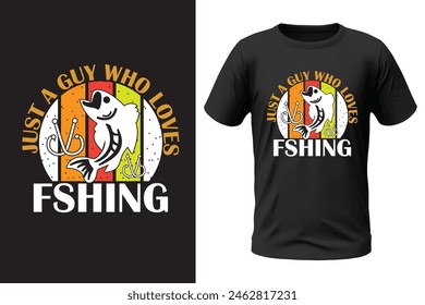 Fishing t-shirt design and vector file