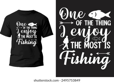 Fishing T-Shirt design vector file