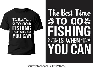 Fishing T-Shirt design vector file