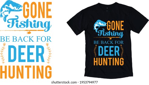 Fishing T-shirt Design vector graphic