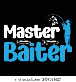 Diseño de camiseta de pesca Vector Imágenes