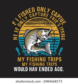 Fishing t-shirt Design, vector fishing t shirt 